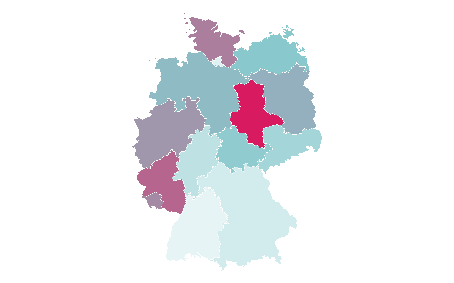Affinity by region — Sean Astin, Germany