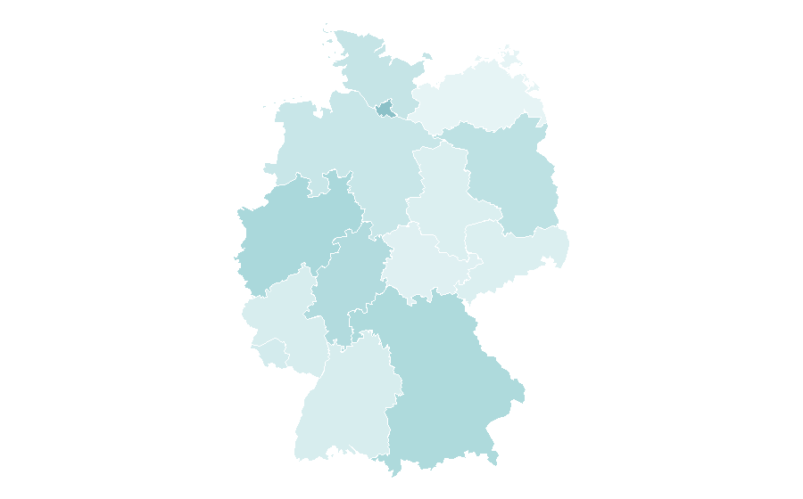 Affinity by region — Sean Penn, Germany