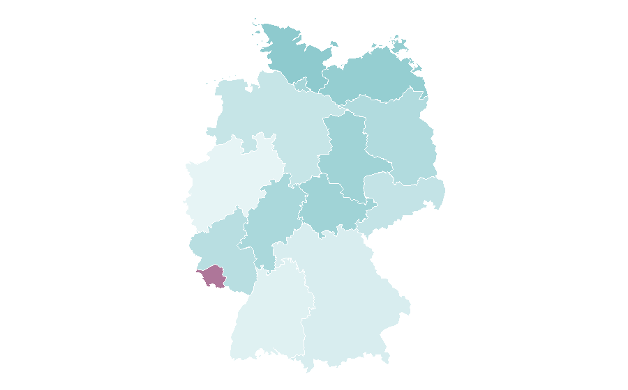 Affinity by region — Search and rescue, Germany