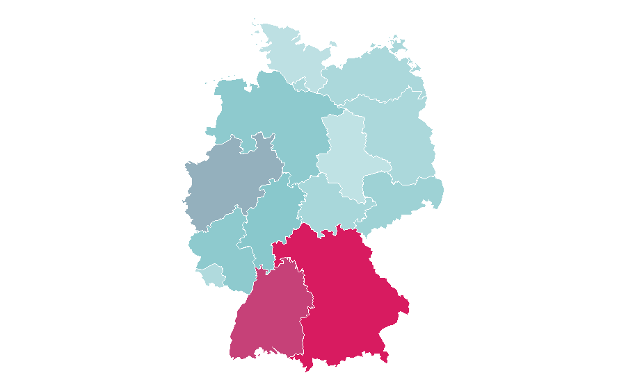 Affinity by region — SEAT Alhambra, Germany
