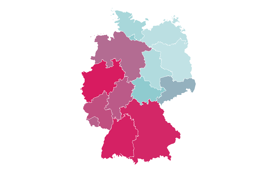 Affinity by region — SEAT Ibiza, Germany
