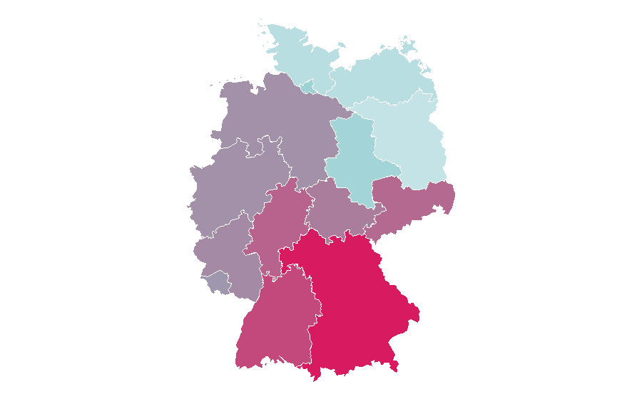 Affinity by region — SEAT León, Germany