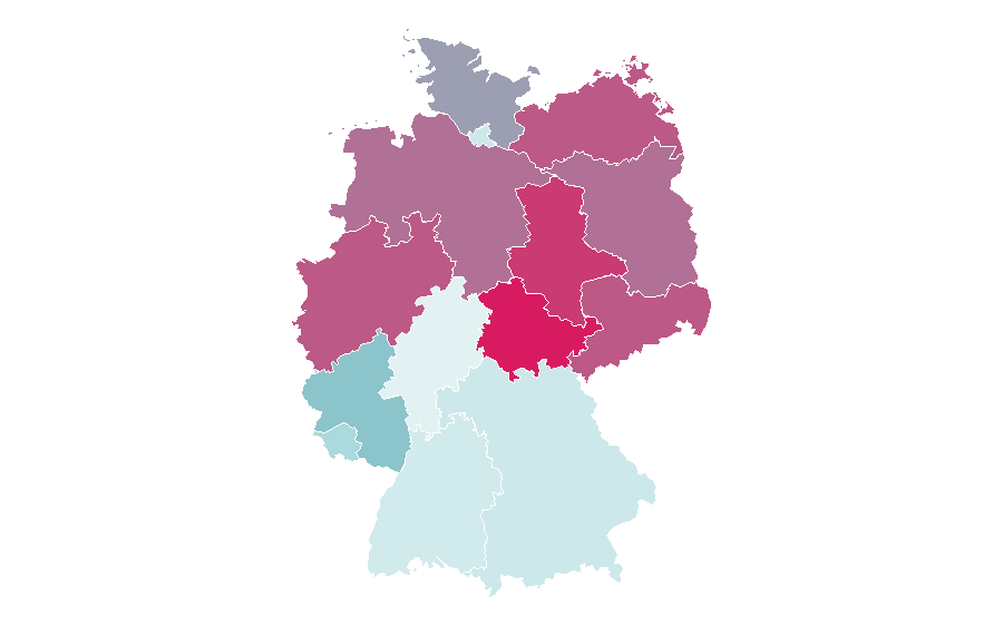 Affinity by region — Sebastian Pufpaff, Germany