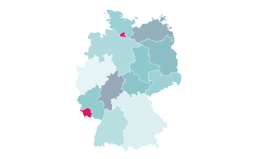 Affinity by region — Security alarm, Germany