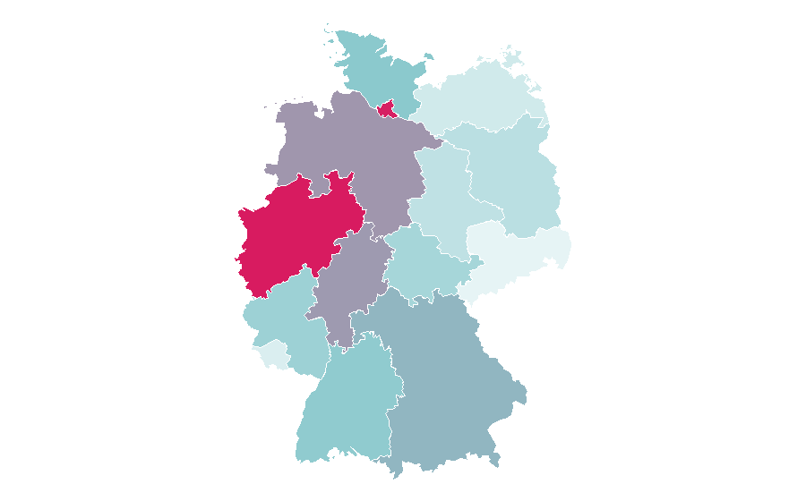 Affinity by region — Seidensticker, Germany