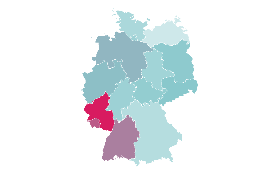 Affinité par région — Self-defense, Allemagne