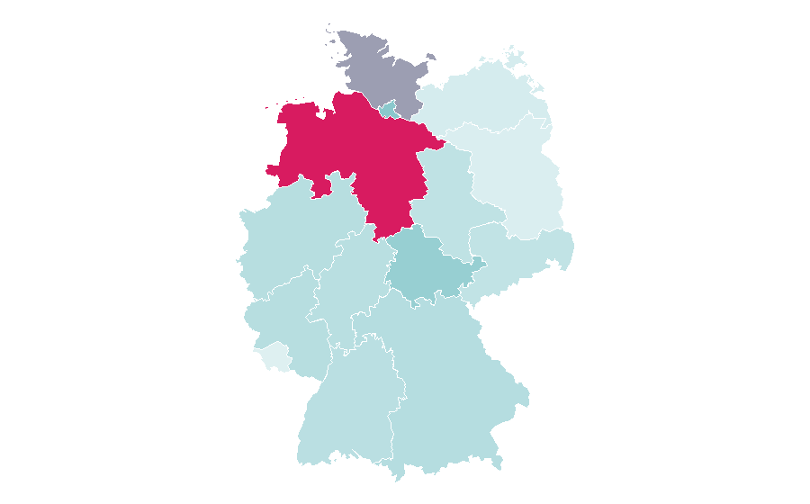 Affinity by region — Semi-trailer truck, Germany
