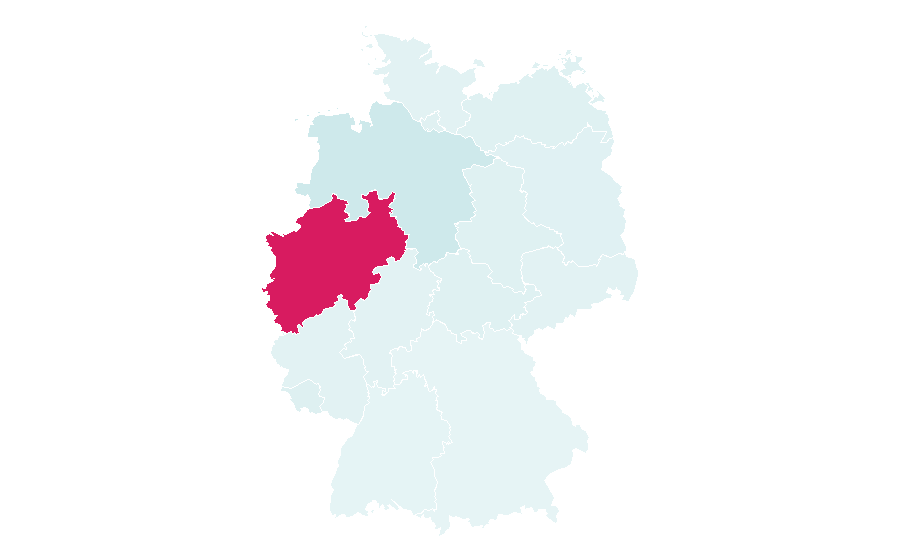 Affinity by region — Send Münster, Germany