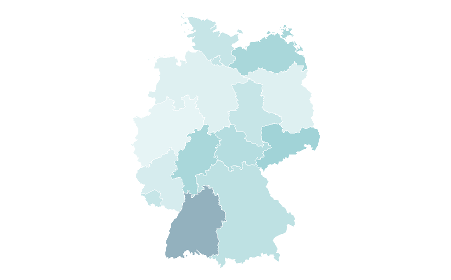 Affinity by region — Senescence, Germany