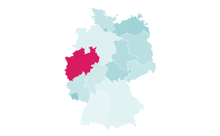 Affinity by region — Senior management, Germany