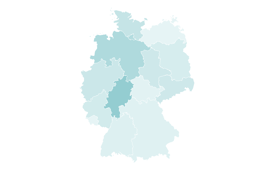 Affinity by region — September, Germany