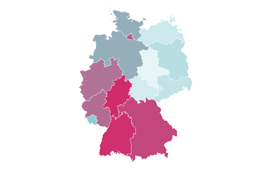 Affinity by region — Serena Williams, Germany