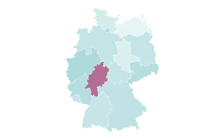 Affinity by region — Serial (podcast), Germany