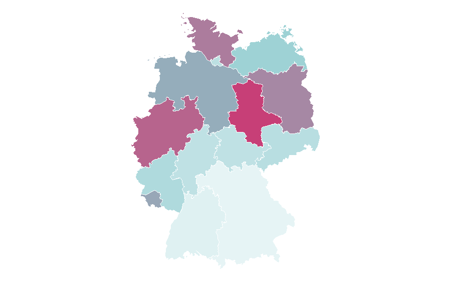 Affinity by region — serienjunkies, Germany