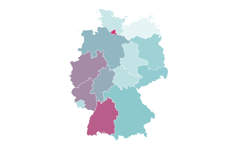 Affinity by region — Serum (blood), Germany