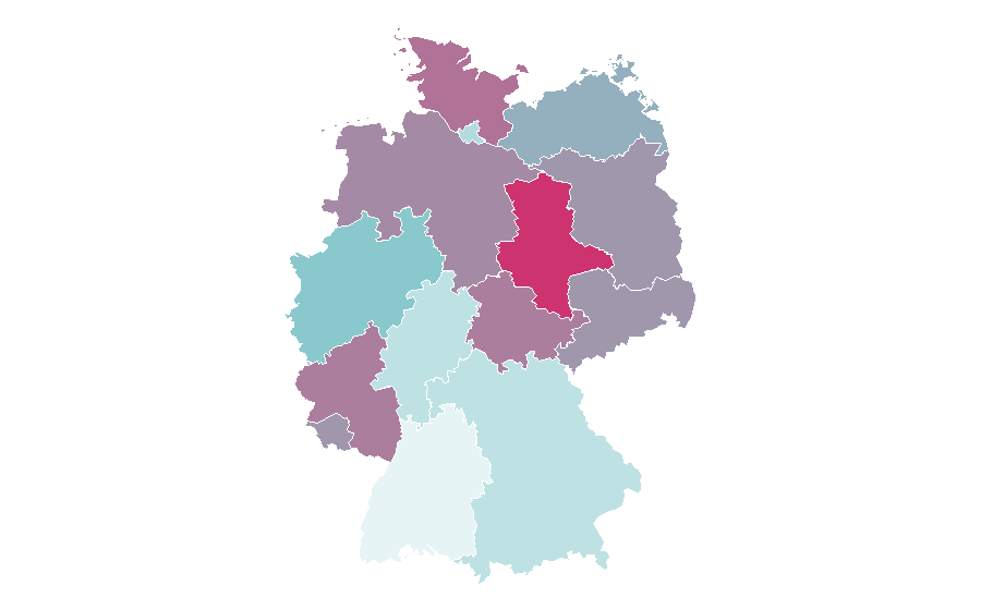 Affinity by region — Seth Green, Germany