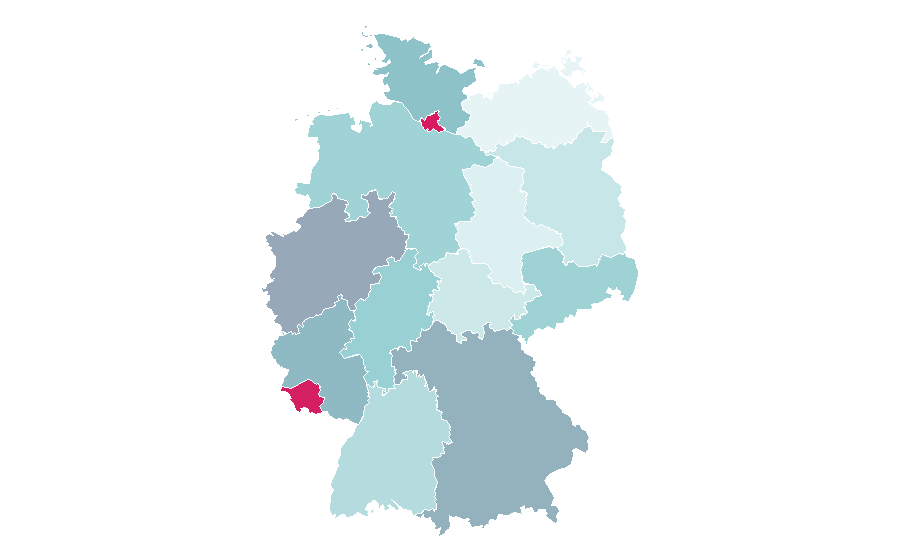 Affinity by region — Setlist.fm, Germany