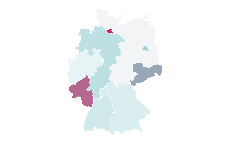 Affinity by region — Sewing circle, Germany
