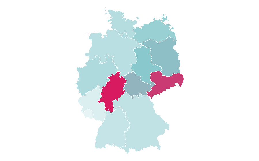 Affinity by region — Sex Education, Germany