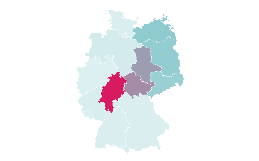 Affinity by region — Sexappeal, Germany