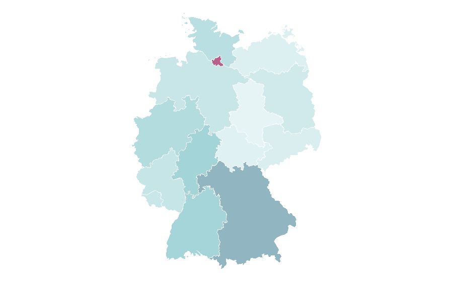 Affinity by region — Sézane, Germany
