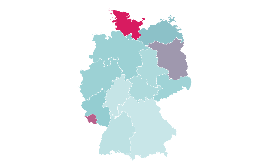 Affinity by region — Shabby chic, Germany