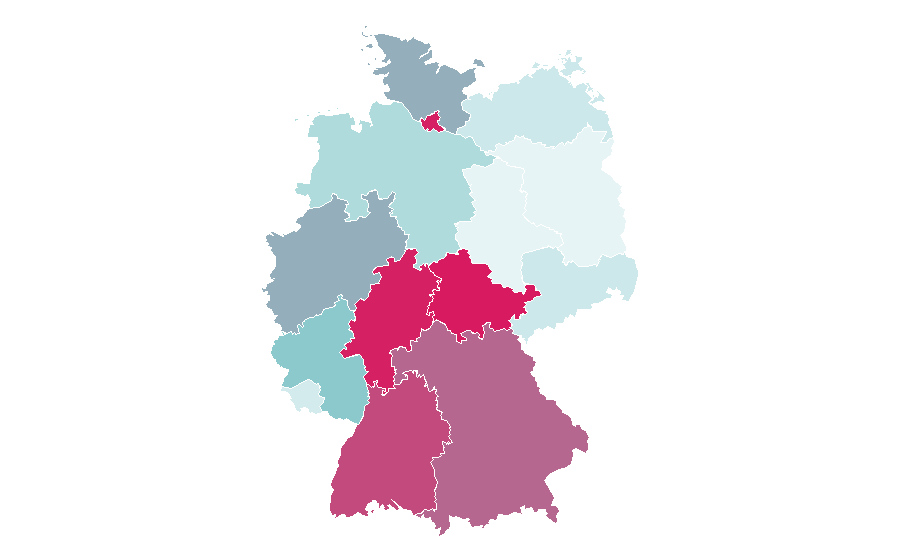 Affinity by region — Shanghai, Germany