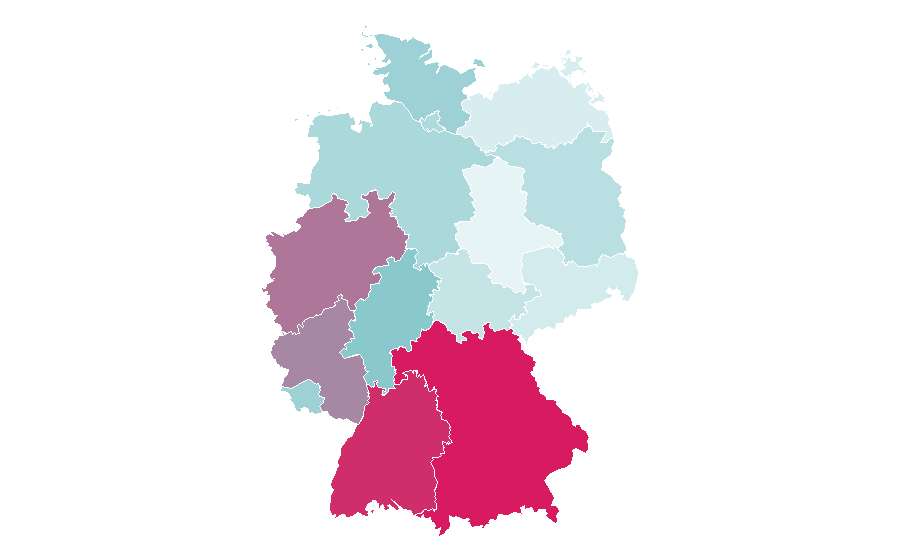 Affinity by region — Shaper, Germany