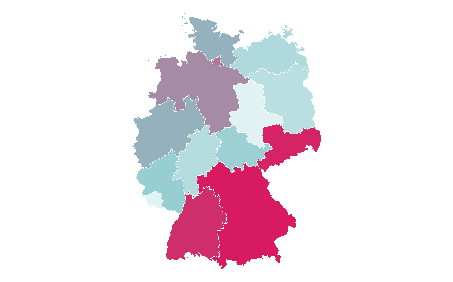 Affinity by region — Shaun the Sheep, Germany