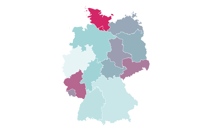 Affinity by region — Sheepskin boots, Germany