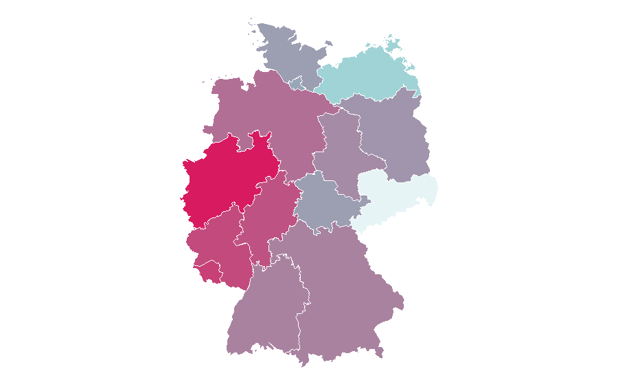 Affinity by region — Sheldon Cooper, Germany