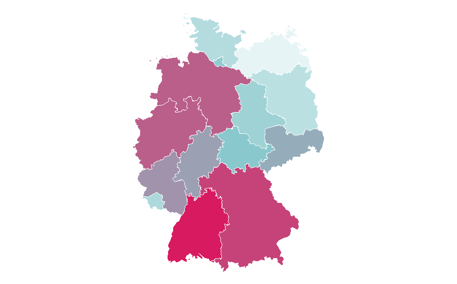 Affinity by region — Shelf (storage), Germany