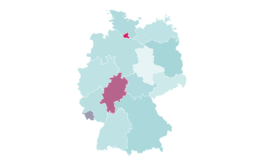 Affinity by region — Shellfish, Germany
