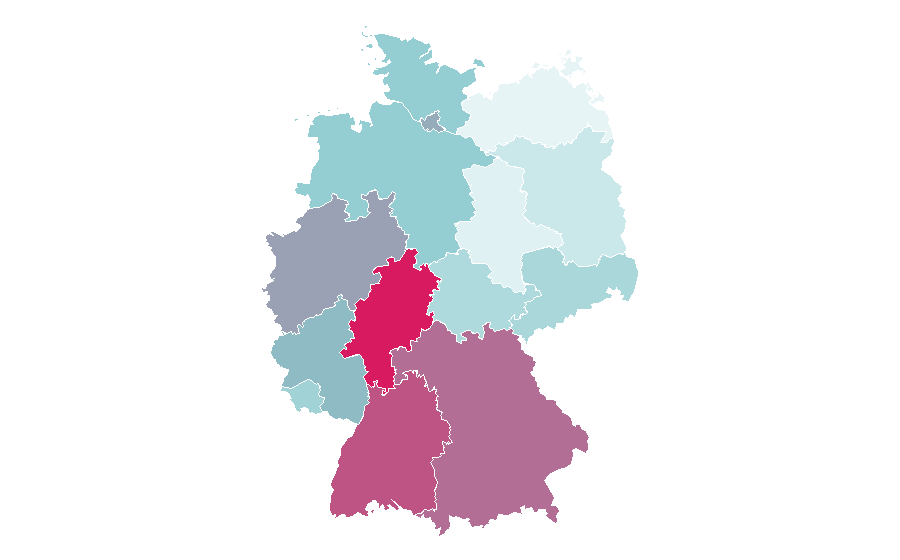 Affinity by region — Shenzhen, Germany