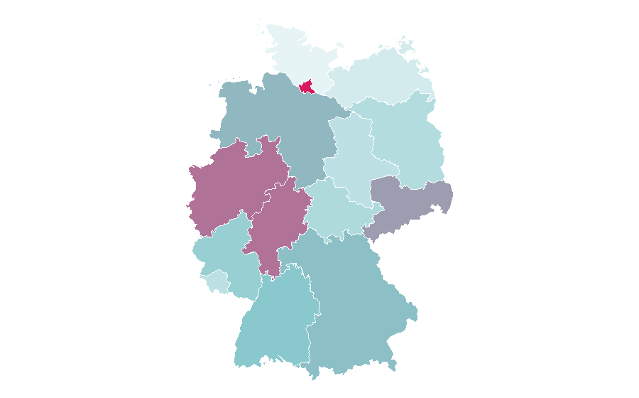Affinity by region — Shiba Inu, Germany