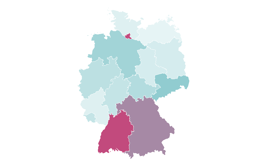 Affinity by region — Shoe insert, Germany