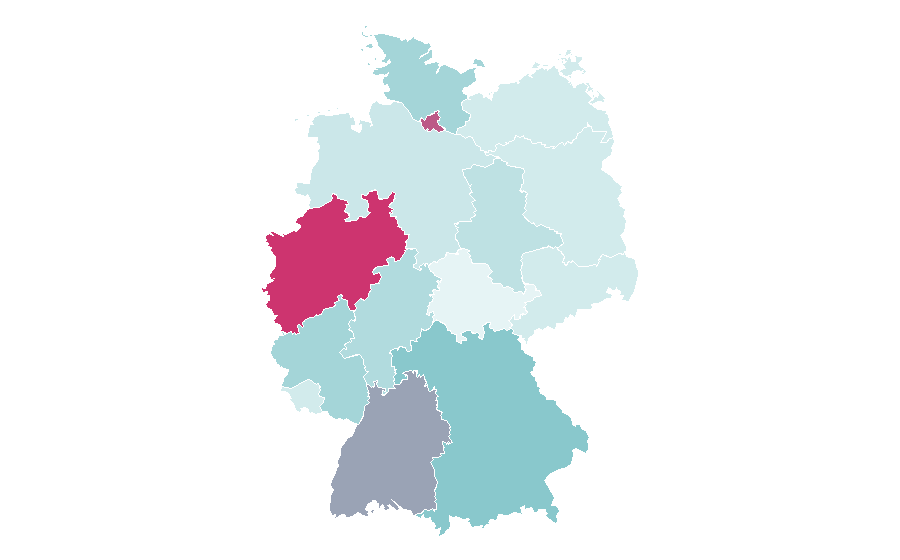 Affinity by region — Shopping cart, Germany