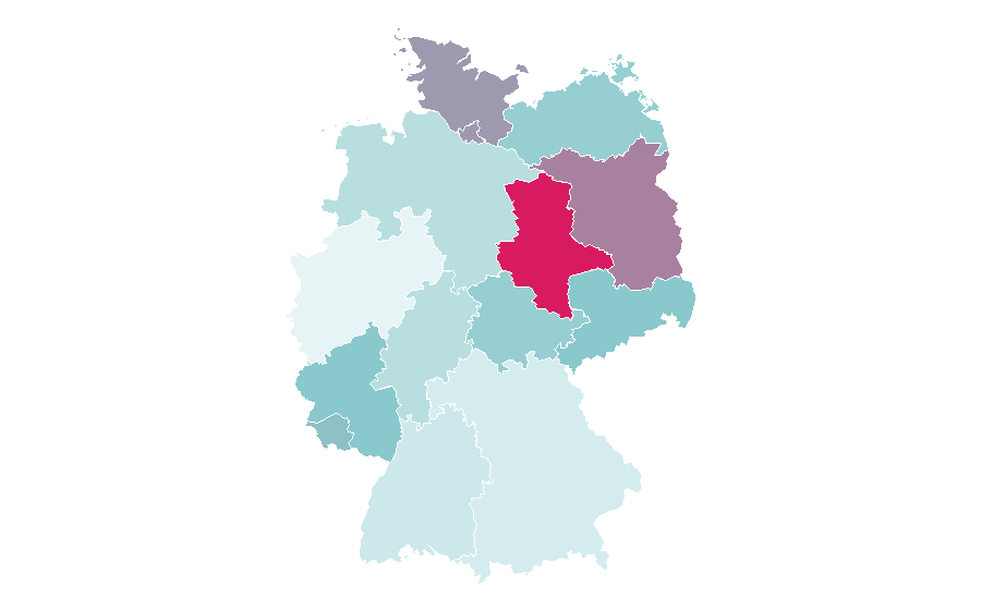 Affinity by region — Shopping channel, Germany