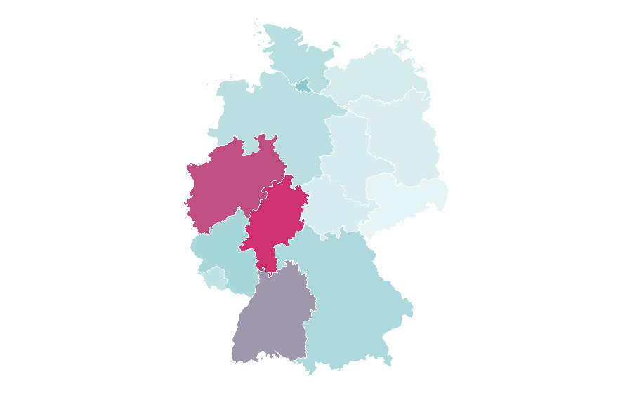 Affinity by region — Show TV, Germany