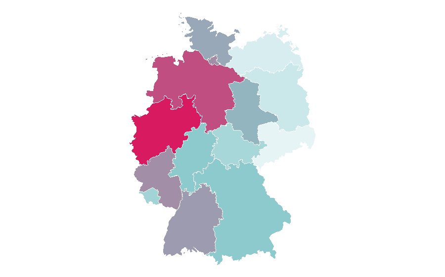 Affinity by region — Shower gel, Germany