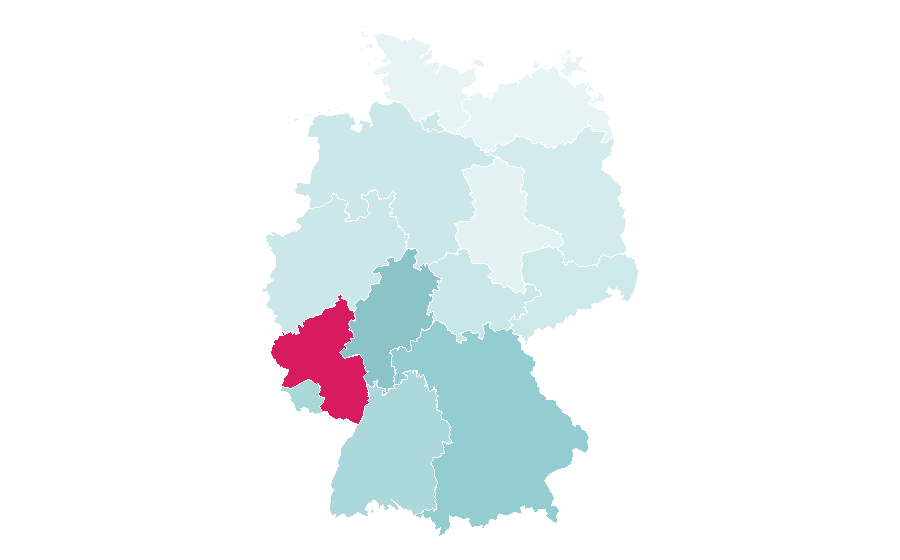 Affinity by region — Shutdown, Germany
