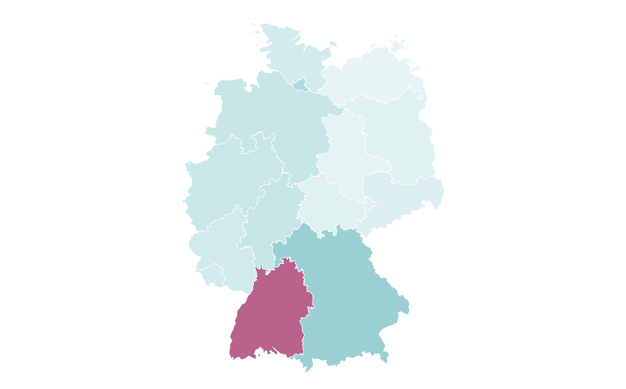 Affinity by region — Siddhartha (novel), Germany