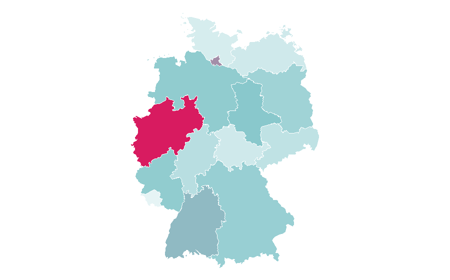 Affinity by region — Sideboard, Germany