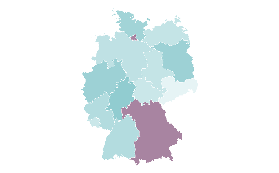 Affinity by region — Sienna Miller, Germany