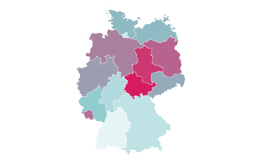 Affinity by region — Sigourney Weaver, Germany