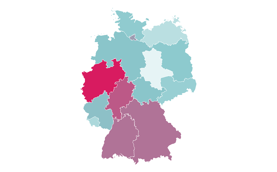 Affinity by region — Silent Sinners, Germany