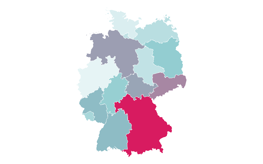 Affinity by region — Silver coin, Germany