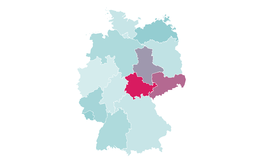 Affinity by region — Simon & Garfunkel, Germany