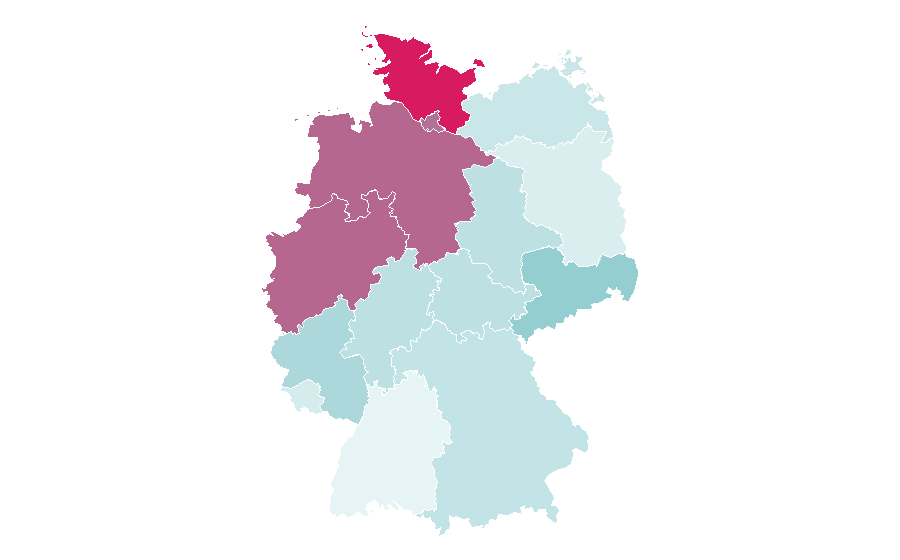 Affinity by region — Simon Beckett, Germany