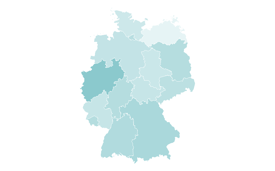 Affinity by region — simons, Germany